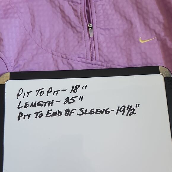 Nike Women's Sphere Thermal  Jacket Purple & Gray 1/4 Zip Thumbholes Moto Gorp - Picture 12 of 13